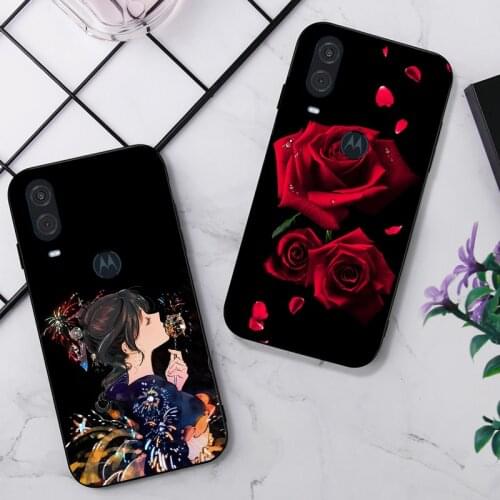 For Motorola Moto E 2020 E7 Plus Case Silicone Soft TPU Case Patterned Case For Moto P50 P40 P30 Power Note Phone Cases Fundas
