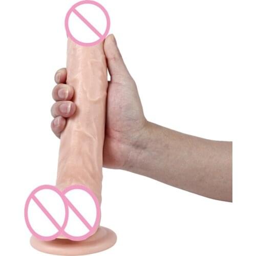 HOWOSEX 28cm Long Huge Dildo Realistic Big Dildos Suction Cup Penis Flexible Super Large Dick Anal Sex Toys for Woman