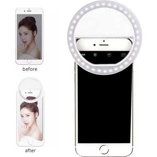 Ring Light For Autodyne With 36 Led Lights Makeup Light For Phone With Three Adjustable Brightness Levels Brighten Up Photos