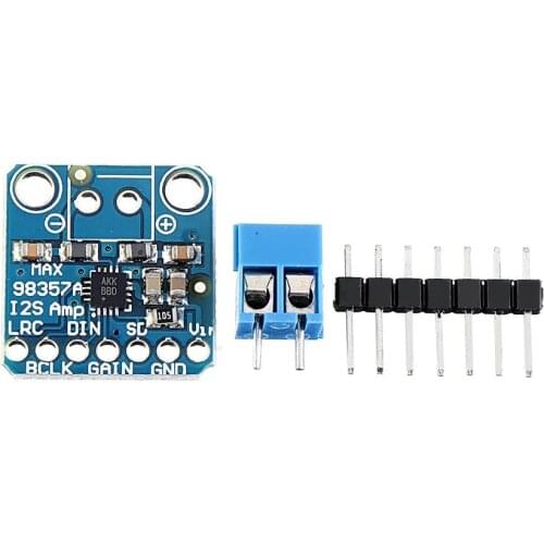 MAX98357 I2S 3W Class D Amplifier Interface Audio Decoder Module Filterless Board For Raspberry Pi ESP32
