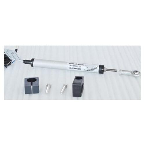 Small electronic ruler Miniature pole linear position sensor Resistance R range 75mm/100mm Pull rod linear displacement sensor