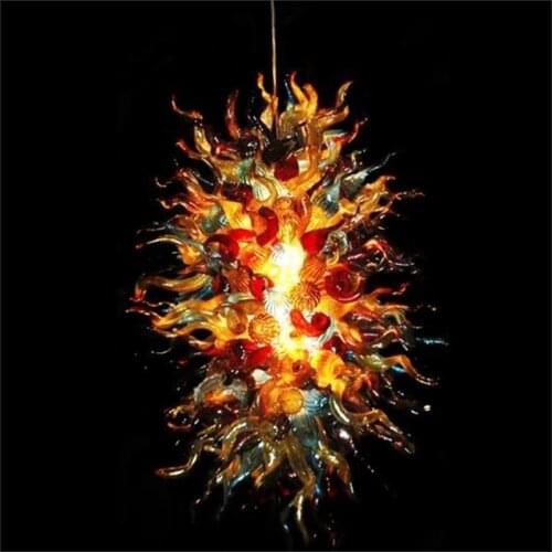 Multi Color Unique Decorative Designer Glass Lamps New Arrival 3 Years Warranty Clear Hot Sale Chandelier Home Deco