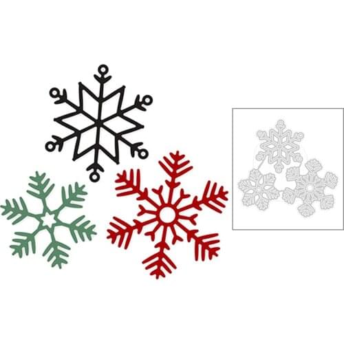 2020 New Christmas Snowflake Embossing Metal Cutting Dies For DIY Album Scrapbooking Greeting Card and Cut Paper Making no stamp