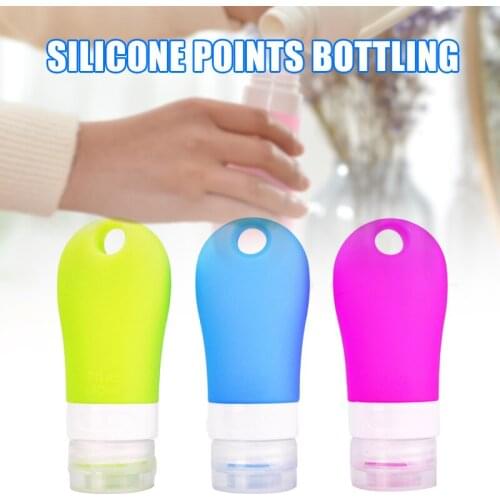Silicone Travel Bottles Leak Proof Squeezable Refillable Shampoo Lotion Soap Liquids Containers Travel Accessories SK88