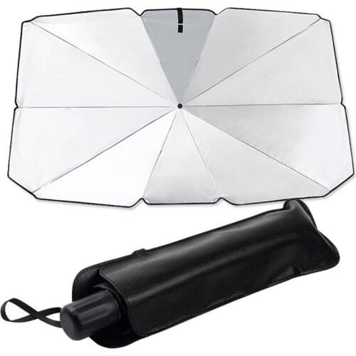 Foldable Car Windshield Sun Shade Umbrella Multiple Functions Sun Shade Cover Car Uv Cover Sunshade Heat Insulation Umbrella