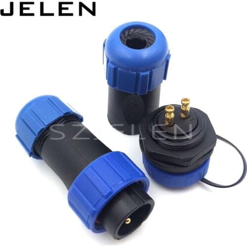 SP2110, waterproof Connector 2 pin male+female , LED connection, Easy to install outdoor cable connector plug socket