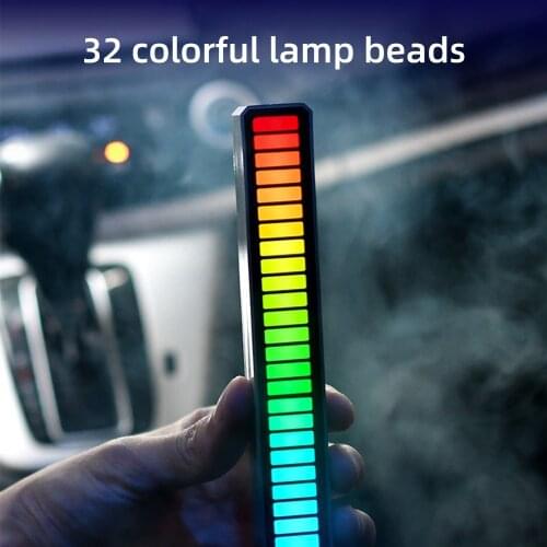 LED Strip Light Sound Control Pickup Rhythm Light RGB Atmosphere Music Lights Bar USB Colorful Lamp For Car Home Party