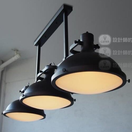 RH Loft Vintage Retro American Industrial Style 3 Heads Pendant Lights Bar Counter Restaurant Light Fixture Decorative Luminiare