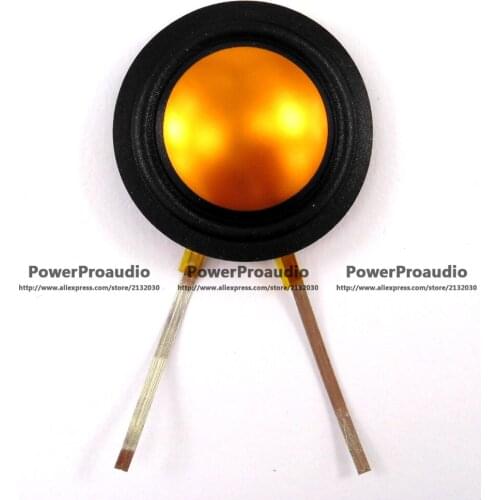 High Quality 25.5mm Gold Flat Wire tweeters Diaphragm voice coil