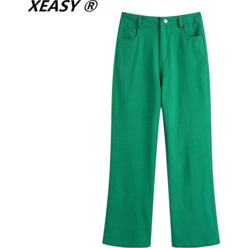 Женские брюки с высокой талией XEASY China At AliExpress