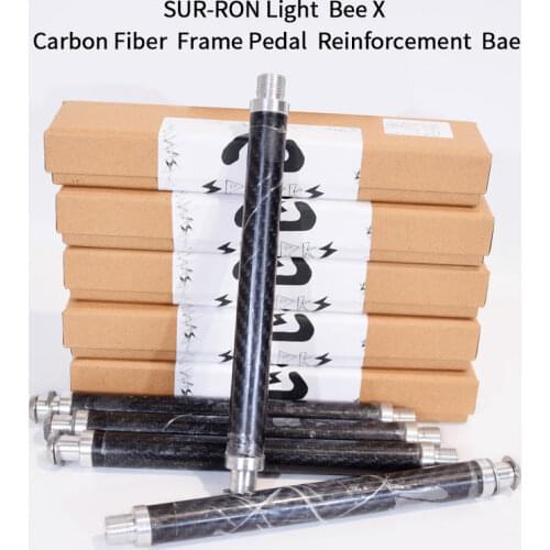 For sur-ron Light Bee X Off-Road Electric Vehicle Modification Parts Carbon Fiber Frame Pedal Reinforcing Rod Anti-fall