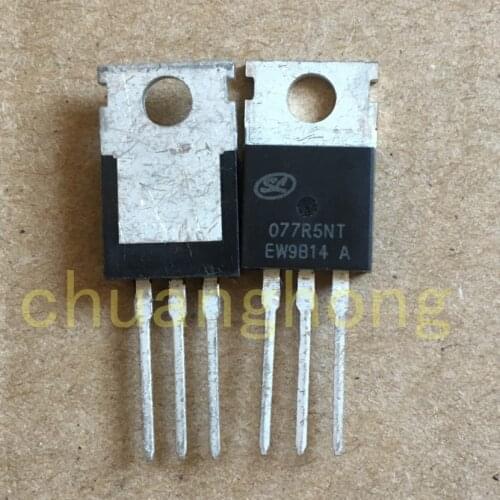 1pcs/lot Power triode 077R5NT original packing new field effect transistor TO-220 Commonly used controllers
