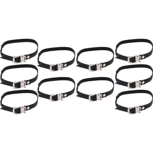 10 PCS MTB-Road Bike Cycling Toe Straps 50cm for Bicycle Racing