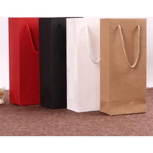 40PCS/lot paper gift bag 21*15*8cm new Year children Festival Paper bag with handles Fashionable bags