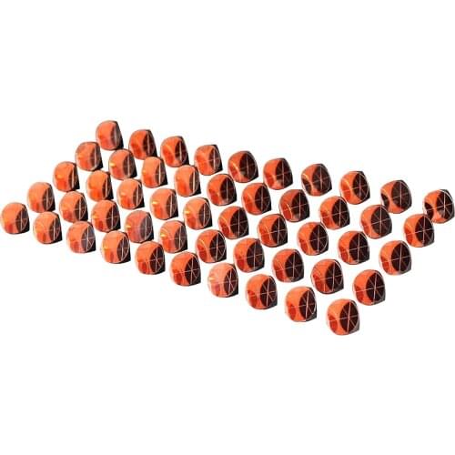 50PCS Brand new Copper Coated 1inch Corner Cube Prism Plated 25.4mm Trihedral Retroreflector * 50