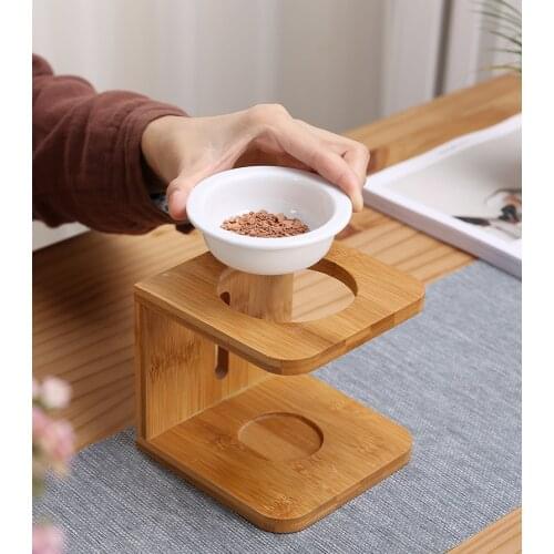 Aromatherapy Furnace Bamboo Incense Burner Home Decor Romantic Essential Oil Burner Candle Holder Bedroom Oil Lamp Aroma Burner