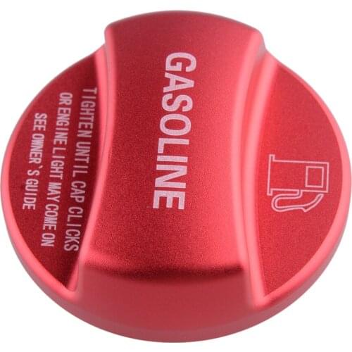 Car Red Aluminum Alloy Gasoline Gas Fuel Tank Cap Cover Trim Fit For BMW G30 F10 F15 F16 F25 F26 F30 F34 F35 F48