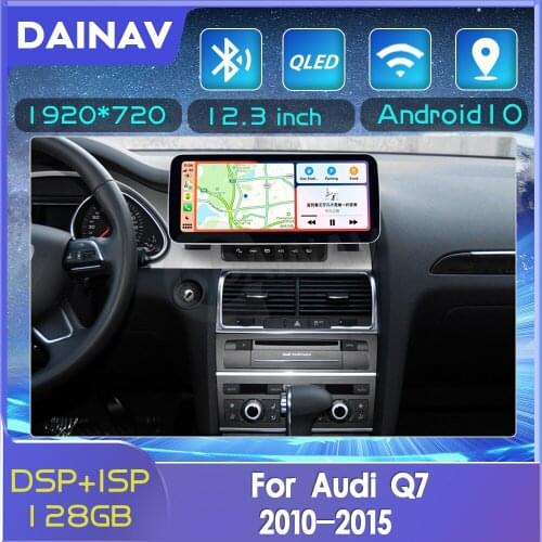 12.3 Inch Android Anti-glare Screen Car Radio For Audi Q7 2010-2015 Navigation Multimedia Player Stereo Receiver CarPlay