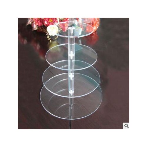 Free shipping 4 tier acrylic cake stand,wedding cupcake stand by DHL FEDEX