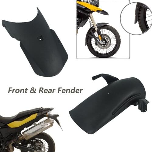 For BMW F800GS Adv F700GS F650GS Motorcycle Front And Rear Fender Mudguards Splash Guard Tire Wheel Hugger Cover 2013 2014-2017