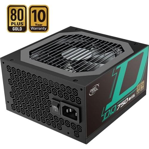 DEEPCOOL DQ750-M-V2L 750W Full Modular PC Power Supply PSU 80 PLUS GOLD PFC Active Desktop Computer ATX Power 750 watt