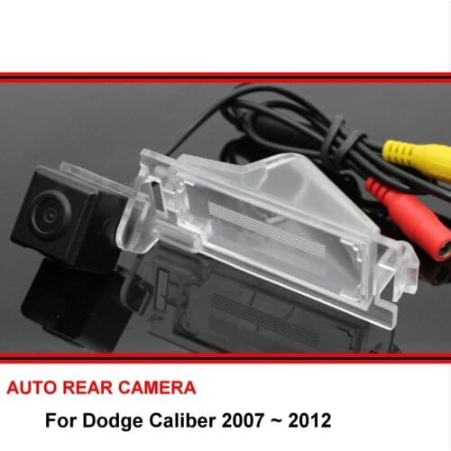 For Dodge Caliber 2007 ~ 2012 HD Car Rear View Camera reverse Backup Parking Camera LED Night Vision Waterproof Wide Angle