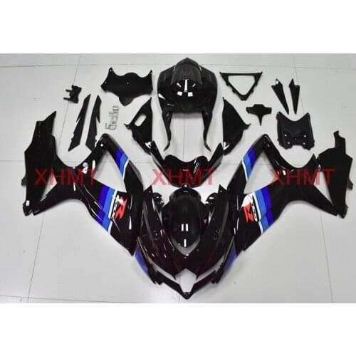 For GSXR 750 2008 - 2010 K8 Bodywork GSX R 750 2010 Fairings GSXR 600 2010 glossy Black Blue Body Kits