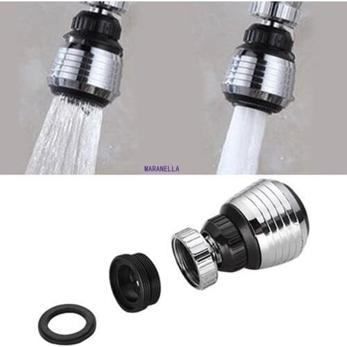 HOT 360 Degree Rotate Swivel Faucet Nozzle Filter Adapter Water Saving Tap Aerator Diffuser Bathroom Shower Kitchen Tools