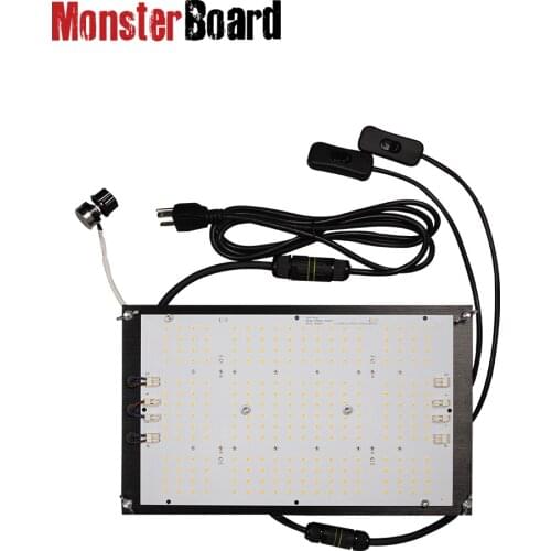 Led grow light 120w pcb samsung lm301h cree 660nm monster board with lg uv cree ir switches control for bloom harvest