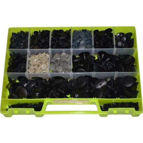 Clip Set 1080 Parts Renault Bag 5 + Car fastener for-Push Pin-Trim Rivet