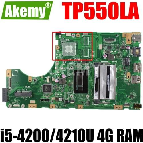 New SAMXINNO TP550LA mainboard For Asus TP550LA TP550LJ TP550LD TP550LN motherboard 100% Tested OK i5-4200/4210U 4G RAM GM