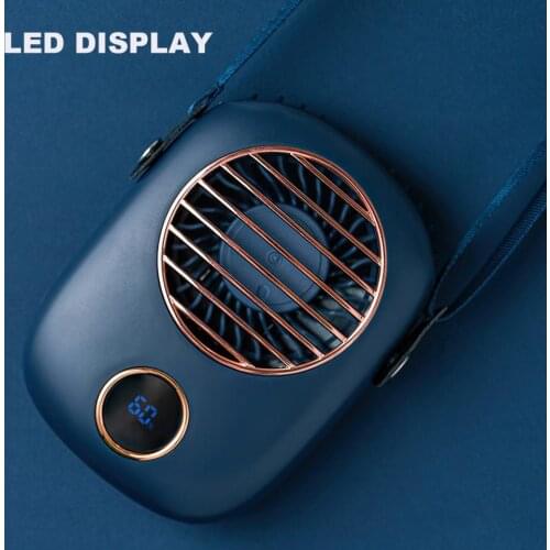 Xiaomi New Neck Fan Portable USB Rechargeable 3 Gears 120 Degree Wide Angle Hands Free Fans with Adjustable Lanyard Hot Sale