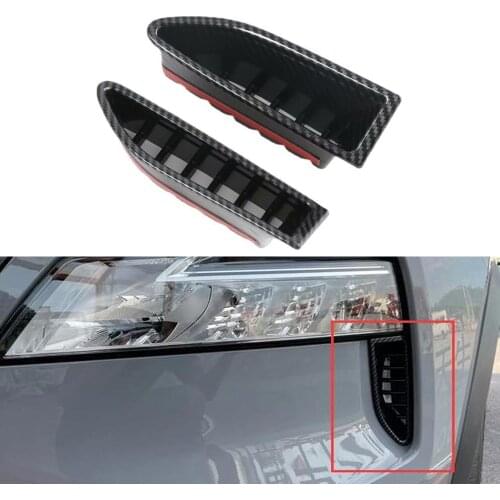 Car Front Light Eyebrow Fog Light Decoration Strips Trim Cover For Nissan X-trial 2021 Exterior Auto Molding