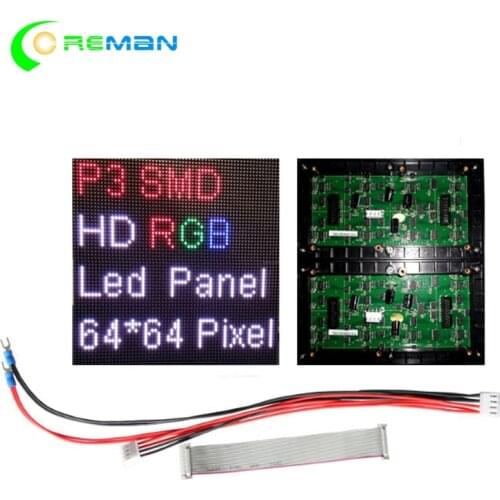 Full color indoor tv panel P2 P2.5 P3 P4 P5 P6 led video wall module 192X192mm P3