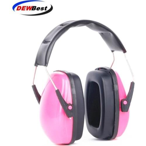 PVC + sponge adjustable earmuff for effective hearing protection and noise reduction safety of outdoor and indoor ear protectors