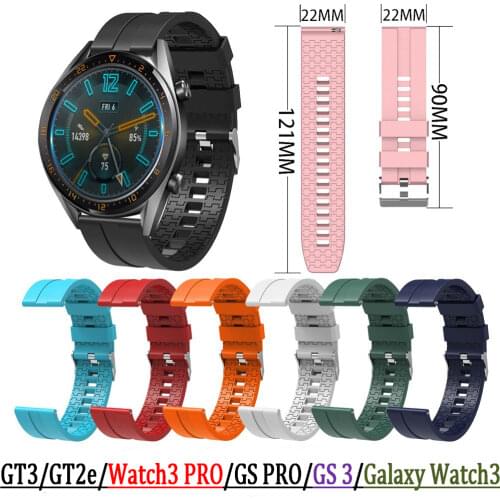 Newest Silicone Watch Wrist band For HUAWEI WATCH GT Strap Wristband 22mm Watchband For Xiaomi Huami Amazfit 2/2S Smart Bracelet
