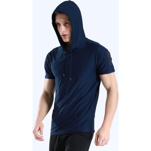 Sportswear Gym Workout Tshirt Slim Fit Tight Training Shirts Sport Shirt Men Fitness Tops Rashgard Mens Dry Fit Running T Shirt