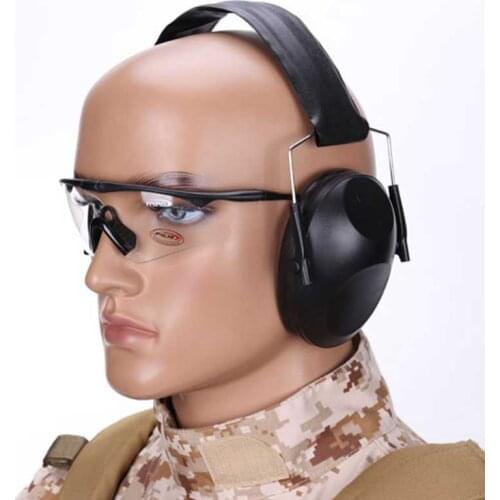 Sport Anti Noise Headphones Tactical Earmuff Headphone Soft Padded Music Shooting Ear Protectors Headset
