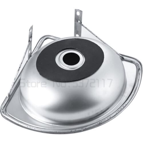 Stainless steel triangle wash basin thick small sink corner wall-mounted single tank bathroom corner sink mx4101030