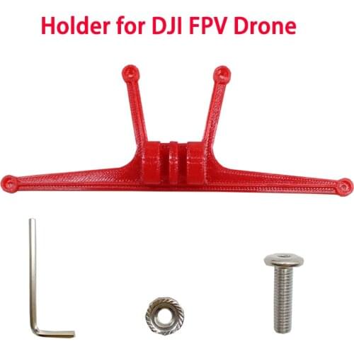 Extended Adapter Mount Bracket Holder For DJI FPV Drone Combo For GoPro Insta360 Panorama Camera Action Accessories Holder