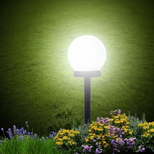 2pcs Outdoor LED Lawn Lamps Waterproof Solar Energy Landscape Lights For Yard Garden Street