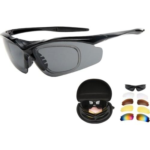 5 Lens Anti-impact Military Tactical Glasses Outdoor Paintball Shooting Goggles Explosion Proof Airsoft Hunting Sunglasses