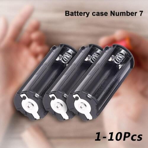 High Quality! 5/10 Pieces Black Battery Holder Case for 3 x 1.5V AAA Batteries Flashlight Torch 3 x AAA Battery Storage Box