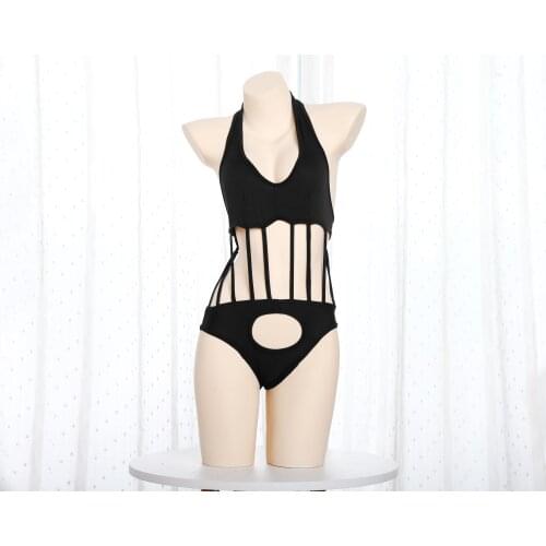 New Sexy Lingerie Body Suit for Women One Piece Swimwear Deep V Sister Lingerie Set Sexy Cosplay Uniform Wholesale