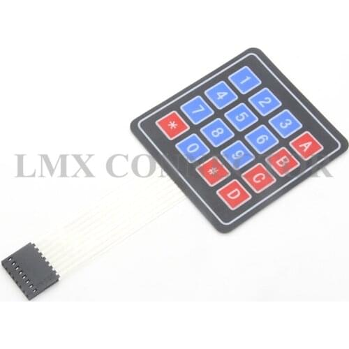 5PCS 4x4 Butth Matrix Keyboard Membrane Switch / Control Panel / Microcontroller Expansion Keyboard