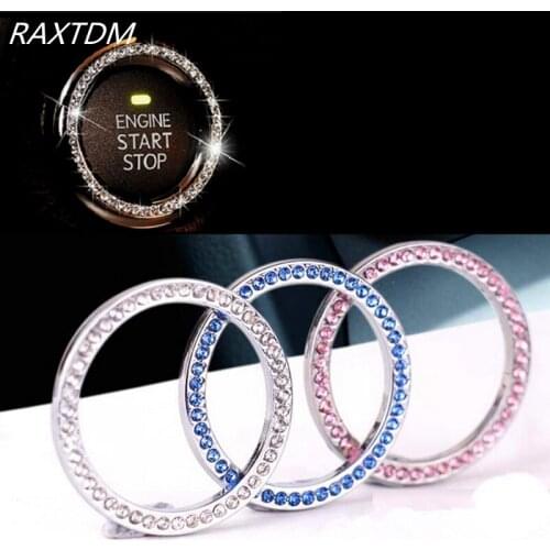 Car Styling Car Engine Start Stop Ignition Key Ring For Land Rover Range Rover Evoque Freelander Discovery