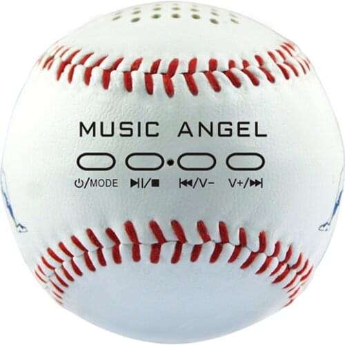 Baseball blue tooth speaker wireless audio speaker music angel profession speaker