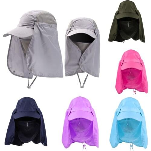 Quick Drying Fishing Caps UV Protection Outdoor Sun Hat Wide Brim Fishing Cap for Fishing Travel Camping Hiking Hunting