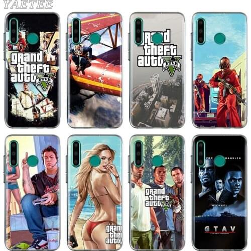 GTA 5 Phone Case for Huawei Honor 10 10i 20 Lite 20S 30 Pro+ 9A 9S 9C 9X 8A Prime 8X TPU Soft Cover