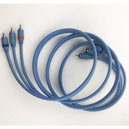 HD Ypbpr Component cable converter cord 3 RCA male to 3 RCA male for DVD STB HDTV 6ft 1.8M